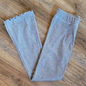 Derek Heart Gray Ribbed Leggings, Size 10, Soft